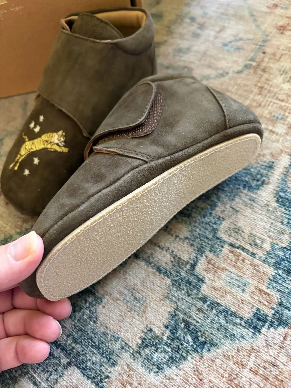 NIB Konges Sløjd Mamour Embroidered Footies - Bungee Cord Euro 27, US